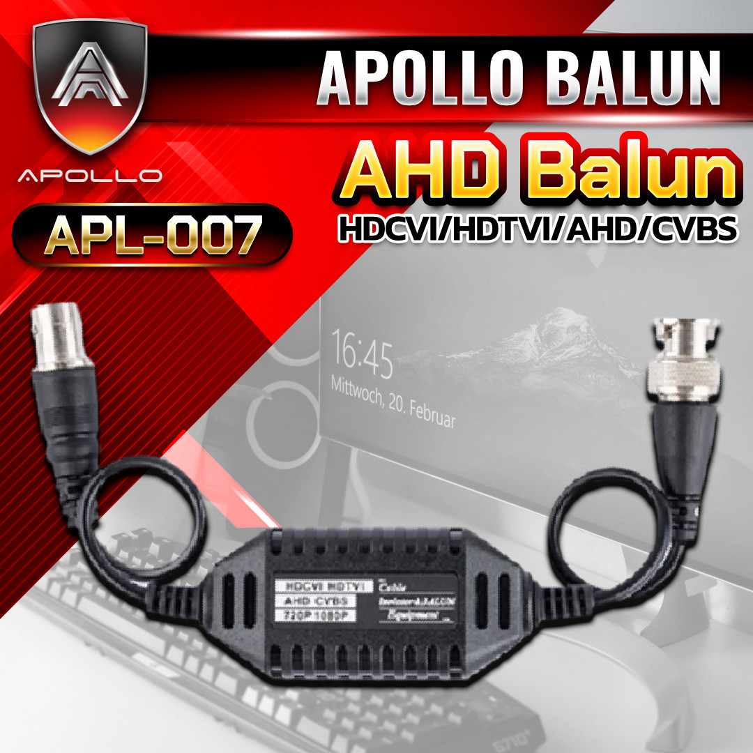 APOLLO Ground Loop  รุ่น APL-007 ตัวกันสัณญาณกวนกล้อง ANALOG