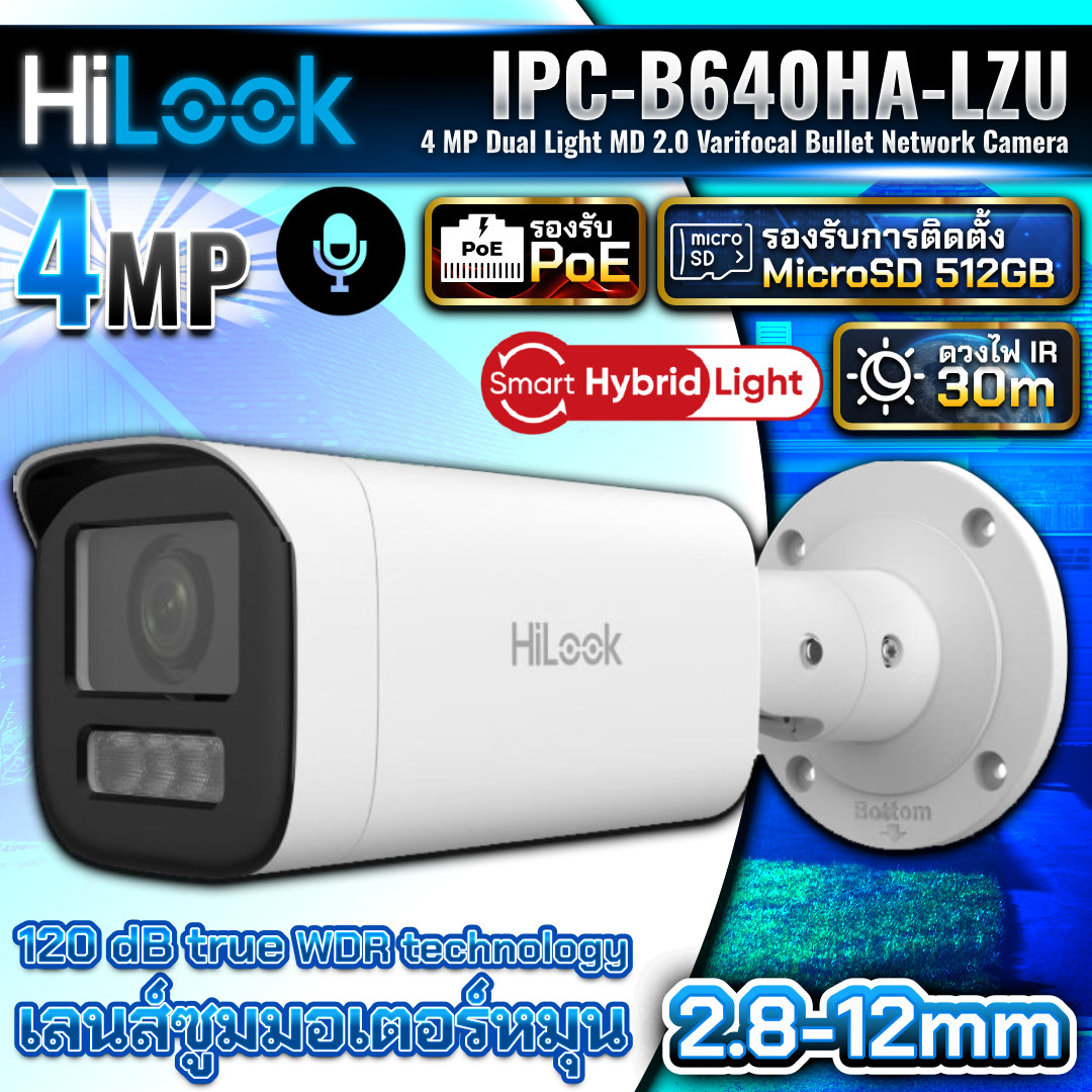 กล้อง HK-IPC-B640HA-LZU (2.8-12mm)