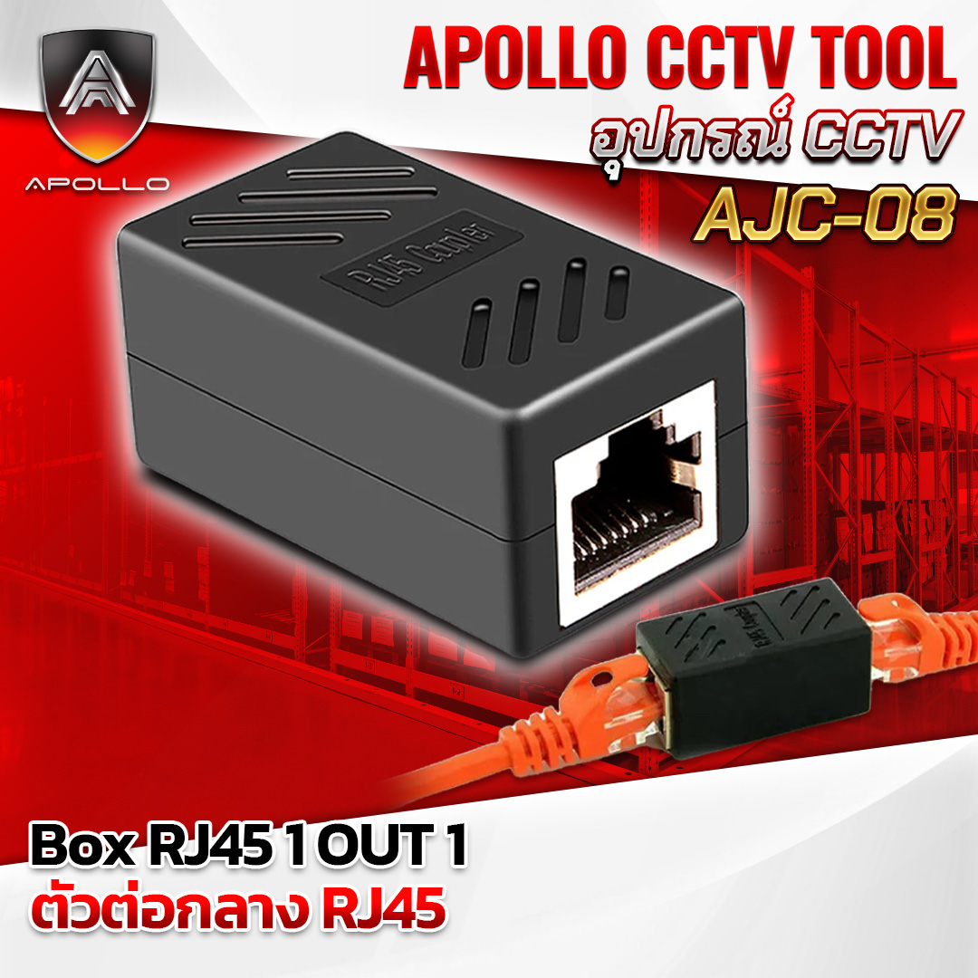 APOLLO ตัวต่อกลาง RJ45