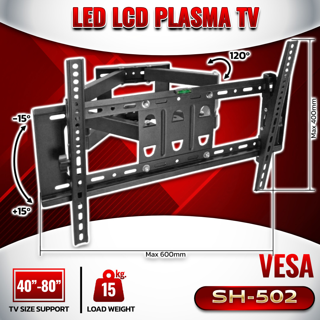 ขาแขวนทีวี รุ่น SH-502 สำหรับทีวี 40"-80"Wall mount Bracket boy