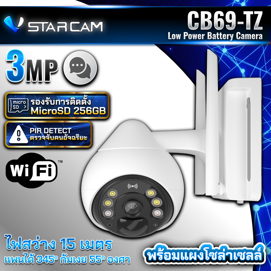 กล้อง CB69-TZ Vstarcam WIFI