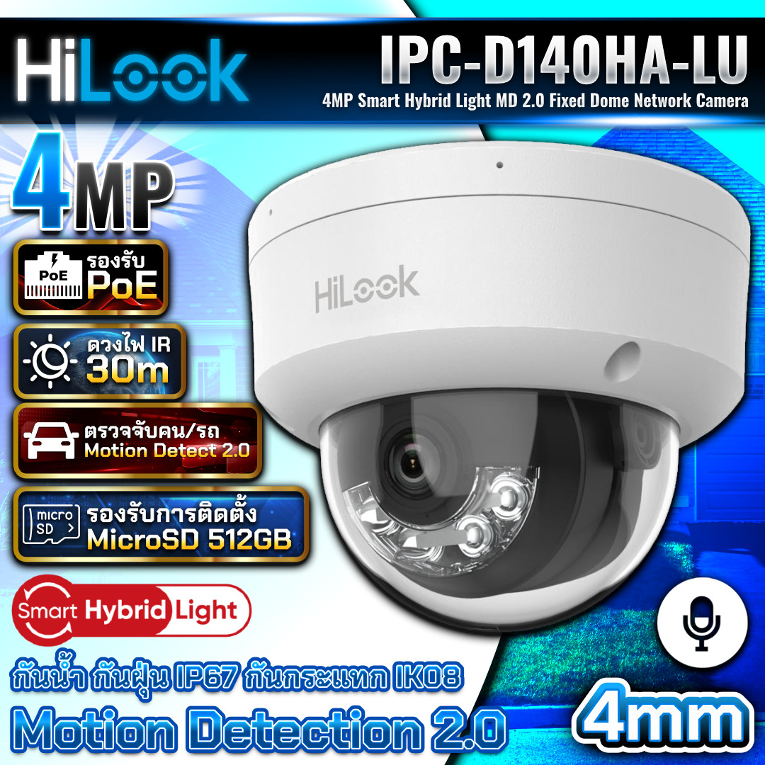 กล้อง THC-IPC-D140HA-LU 4mm